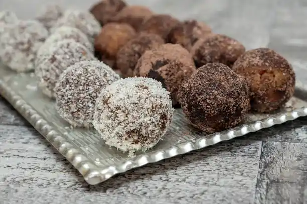 Bouchées coco chocolat